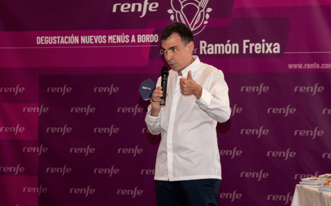 RENFE FICHA AL CHEF RAMÓN FREIXA (2 ESTRELLAS y 3 SOLES) PARA SU NUEVA RESTAURACIóN PREMIUM